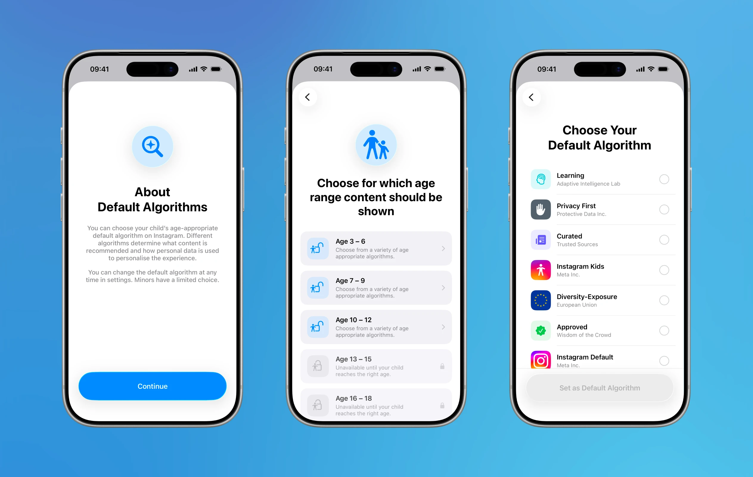 Screenshots of the concept.