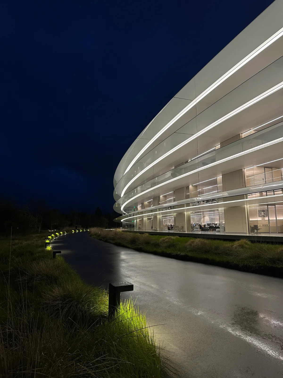 Apple Park at Night